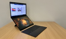 Asus Zenbook Duo on a table