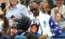 : Snoop Dogg attends the Artistic Gymnastics Women's Qualification on day two of the Olympic Games Paris 2024