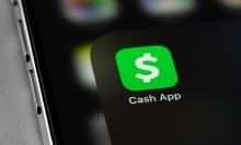 CashApp icon app on the screen of a smartphone