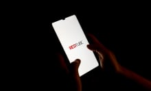 In this photo illustration a Redtube logo seen displayed on a smartphone screen