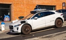 A driverless Waymo vehicle in San Francisco.