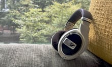 Sennheiser HD 599 headphones on a window sill