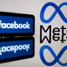 Meta and Facebook logos