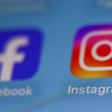 Facebook and Instagram app logos