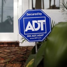 ADT sign in yard