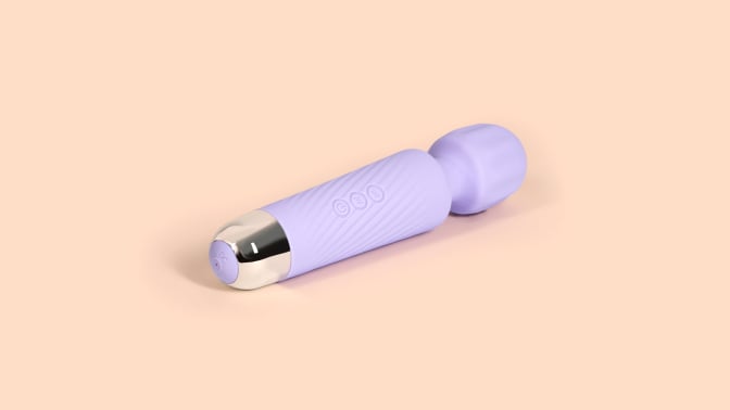 photo of purple luna massage wand