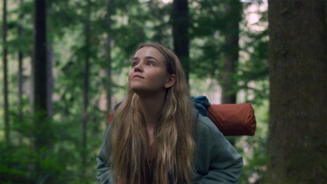 Megan Stott stars in "Penelope" as a runaway living it up in the wilderness.