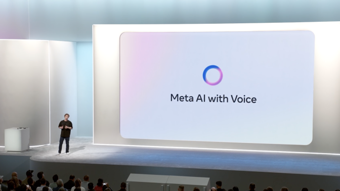 Meta AI with voice from Meta Connect 2024